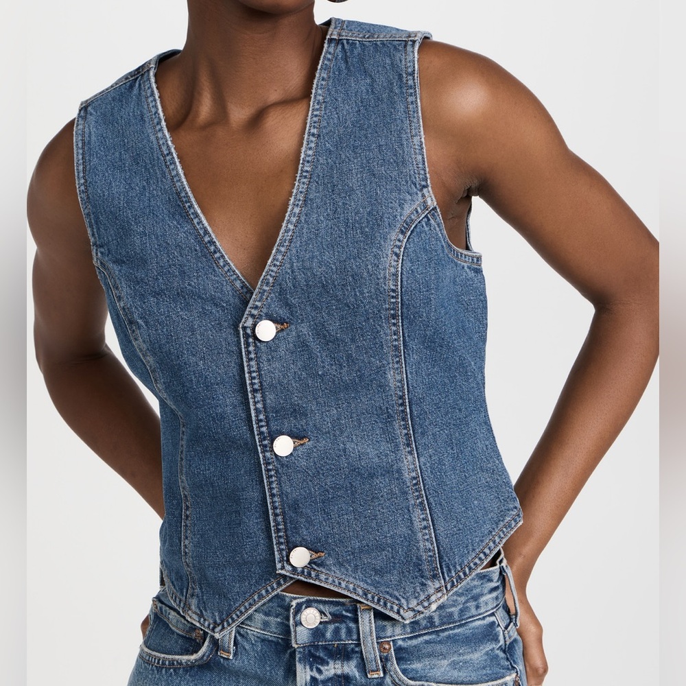 DL1961 Denim Button-Up Vest